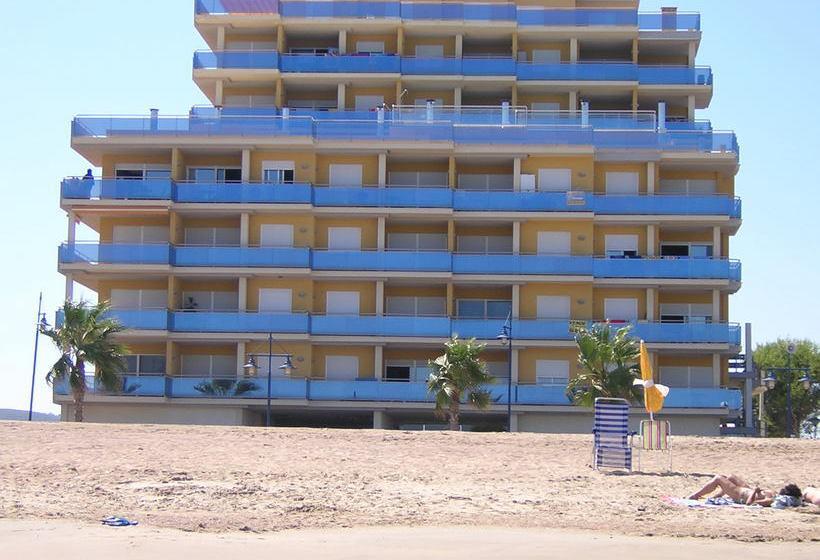 Apartamento Con Aire Acondicionado En 1ª Linea De Playa Edificio Moli De Vent Пеньискола Экстерьер фото